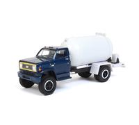 Camion Propano Chevy C60 Verde Con Cabina Blu 51312-A In Scala 1:64