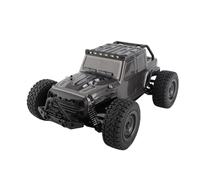 Camion RC, 80 M, 38 Km/h, 2,4 GHz, incl. Batteria, Cavo di Ricarica, Telecomando, 1:16 con LED Fuoristrada Cingolati Telecomandati per Bambini dai 14 Anni in su(2 Battery-Nero)