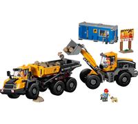 Camion ribaltabile e pala meccanica