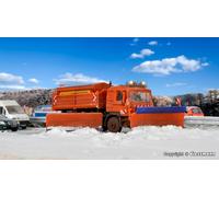 Camion Spazzaneve MAN Con Aratro Laterale HO/OO Scala Kit Kibri 15219
