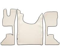 F-CORE Tappetini copricofani camion compatibile per DAF XG+ XG 10.21- Passeggeri sospensione CHAMPAGNE