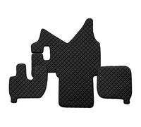 F-CORE Tappetini copricofani camion compatibile per IVECO STRALIS 01.02-12.12 MANUAL ACTIVE SPACE NERO