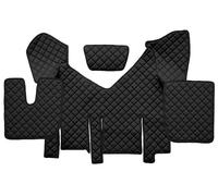 F-CORE Tappetini copricofani camion compatibile per IVECO STRALIS XP 01.16-12.19 AUTOMAT Con frigo NERO