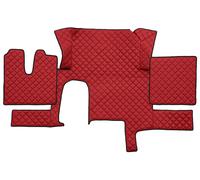 CAMION Tappetini copricofani per MAN TGX 01.07-12.17 AUTOMAT 1 Cassetto ROSSO