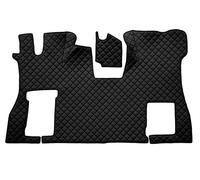 F-CORE Tappetini copricofani camion compatibile per SCANIA S NEXTGEN 01.17- Pavimento piatto Guida pieghevole NERO