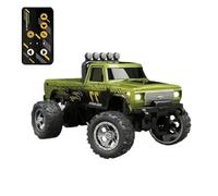 Camion telecomandati per ragazzi, Auto telecomandata per bambini,Piccoli giocattoli per camion per auto RC | Cingolato fuoristrada da 2,4 GHz, giocattoli per camion per auto RC ricaricabili con , 1:64