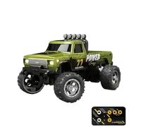 Camion telecomandati ragazzi, auto telecomandate bambini, piccoli veicoli RC per camion - Auto da corsa per interni ricaricabili, giocattolo auto elettrica a 2,4 GHz con luci, 1:64 ragazzi e
