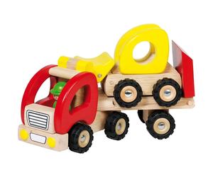 Camioncino in Legno con Ruspa