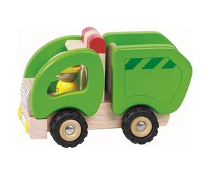 Camioncino Nettezza Urbana in Legno 20cm.