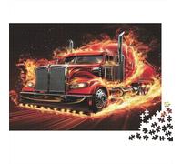 Camione Fiamma Rossa Puzzle Impossible 1000 Pezzi cielo stellato Decorazione Per La Casa. Giochi Rilassamento E Intelligence Per Adulti E Ragazzi Da 14 Anni 1000pcs (75x50cm)