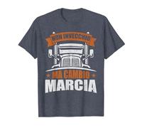 Camionista Non Invecchio Ma Cambio Marcia Camion Maglietta, Uomo, Pervinca, 3XL