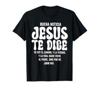 Camisa Cristiana en Español Mujer Hombre de Jesus iglesia Maglietta