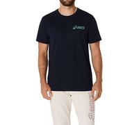 Camiseta Asics Chest Logo Ss Tee 2031e659-404 M M Blu