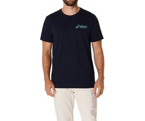 Camiseta Asics Chest Logo Ss Tee 2031e659-404 S S Blu
