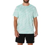 Camiseta Asics Core All Over Print Ss Top 2011d212-300 Xl XL Verde