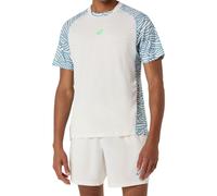 Camiseta Asics Padel Court All Over Print Ss Top 2041a385 100 S S Beige