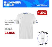 Camiseta Babolat Play Crew Neck Tee Bianco S