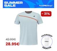 Camiseta Babolat Play Crew Neck Tee Blu illusione S