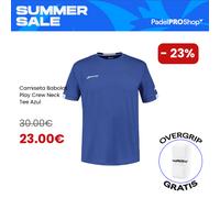 Camiseta Babolat Play Crew Neck Tee Blu XL