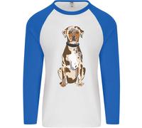 Camiseta Da Baseball Lunga Uomo Catahoula Shepherd