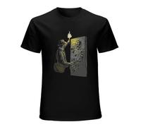 Camiseta de Han Solo Indiana Jones Mash Up100% algodónde Buena calidadestilo Harajuku Men's Tee T-Shirt Black XL