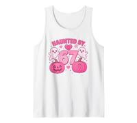 Camiseta Haunted by 67 Six Seven 6 7 Meme Gen We Wear Pink Canotta