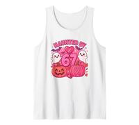 Camiseta Haunted by 67 Six Seven 6 7 Meme Gen We Wear Pink Canotta