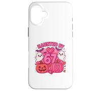 Camiseta Haunted by 67 Six Seven 6 7 Meme Gen We Wear Pink Custodia per iPhone 16 Plus
