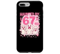 Camiseta Haunted by 67 Six Seven 6 7 Meme Gen We Wear Pink Custodia per iPhone 7 Plus/8 Plus
