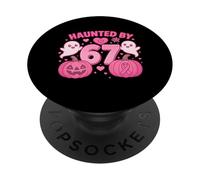 Camiseta Haunted by 67 Six Seven 6 7 Meme Gen We Wear Pink PopSockets PopGrip Adesivo