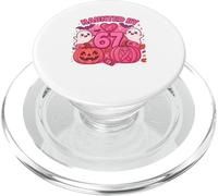 Camiseta Haunted by 67 Six Seven 6 7 Meme Gen We Wear Pink PopSockets PopGrip per MagSafe