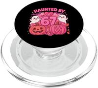 Camiseta Haunted by 67 Six Seven 6 7 Meme Gen We Wear Pink PopSockets PopGrip per MagSafe