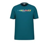 Head Racket Rainbow Short Sleeve T-shirt Blu S Uomo
