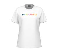Maglietta Donna Head Rainbow - Bianco XL
