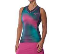 Mizuno Frontier Canottiera Donna-Blu Scuro,Multicolore in blu scuro, Taglia: S