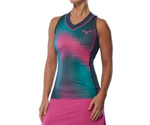 Camiseta Mizuno Frontier Tank 62gac202 13 Mujer S S Blu scuro
