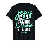 Camisetas Cristianas in spagnolo Con Frases Biblia Juan 4:16 Maglietta