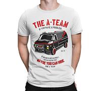 Camisetas La Colmena 4209-Parodia, The A Team, bianco, L