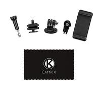 CamKix Kit adattatore per Montatura - Attacca il tuo telefono o action cam al supporto flash della tua fotocamera DSLR - Registra il tuo servizio fotografico o usa le app del telefono
