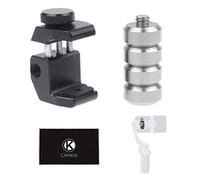 Camkix Set di Contrappesi per Bilanciere Smartphone - 1X Supporto a Clip di Contrappeso, 4X Viti Stabilizzatrici - Compatibile con DJI Osmo Mobile 1/2, Zhiyun Smooth 4