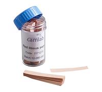 Camlab 1171275 Litmus test Paper libretti, libri 10 x 20 fogli, rosso