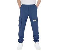 CAMLAKEE Bambini Impermeabile Guscio Morbido Trekking Outdoor Pantaloni Tipo Jogging Tipo Cargo, Militare, 8-9 Anni