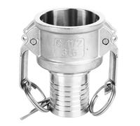 Camlock -15 -tum in stainless steel, corresponding women, for the maintenance of pipes