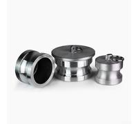 Camlock Adattatore di raccordo rapido DP maschio interno in lega di alluminio per sigillare porte di scarico dell'olio in depositi di petrolio, stazioni di servizio e trasporto macchinari (1,5 pollici