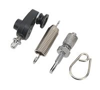 Camma a molla del pedale del tamburo con molla, set di ganci a molla del martello del battistrada del tamburo Accessori del kit del tamburo in metallo con tenditore (nero)