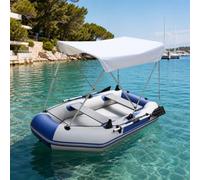 Cammeciso Bimini di Prua con Tendalinos Tendas pers Barca | Resistente Ai Raggi UV Facile da Installare Ideale per Pesca, Gite, Giornate in Spiaggia e Campeggio Nautico