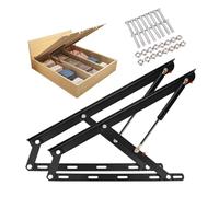Cammeciso Meccanismo Light di Sollevamento per Letto,Set di Meccanismi di Sollevamento per Divano Letto,Resistente all'Usura E alla Ruggine,Adatto per Letti A Doghe E Box Spring