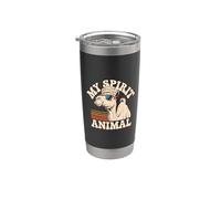 Cammelli Citazioni Camel è il mio spirito animale cammello meme divertente Bicchiere termico in acciaio inox doppia parete