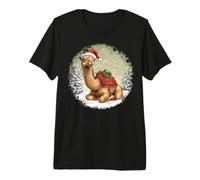 Cammelli Natale/Babbo Natale Cammello Maglietta Premium