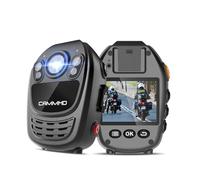CAMMHD 1440P 256GB Body Cam 3500mAh 10-12 ore Registrazione video Visione notturna a infrarossi Bodycam con 2 clip ruotabili a 360° per la sicurezza della polizia